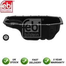 Image of Oil Sump Febi Fits Combo Corsa Astra Bipper Doblo 500 Fiorino Panda Nemo
