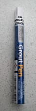Image of 7ml RONSEAL ONE COAT TILE GROUT PEN BRILLIANT WHITE WHITENER BATHROOM KITCHEN