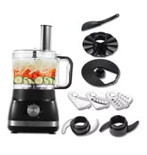 Image of TopStrong 6-in-1 Food Processor 800W, 2L Bowl – Chopping, Slicing, Kneading