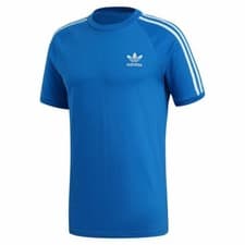 Image of Adidas 0riginal California Trefoil Retro 3 Stripe T-Shirt AUTHENTIC Small Large