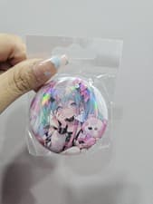 Image of Vocaloid Hatsune Miku Anime Metal Badge Pin 5.5cm round badge for bags gift