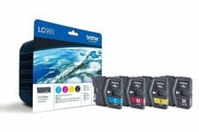 Image of Brother LC985 Ink Cartridges Genuine CMYK/Multipack For DCP-J515W DCP-J125 Lot