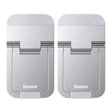 Image of Baseus Foldable Laptop Stand, Adjustable Riser Cooling Bracket Universal, Pair