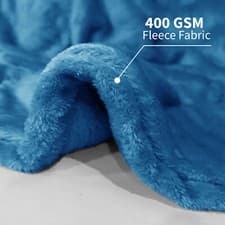 Image of 480 GSM Luxury Heavy Sherpa Blanket Warm Faux Fur Mink Sofa Bed Fleece Throw UK