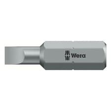 Image of Wera 1/4 Inch Bit For Slotted Screws - 0.8 X 5.5