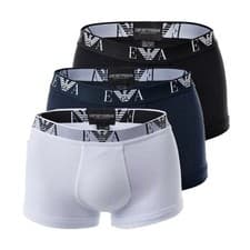 Image of Emporio Armani 3-Pack Monogram Trunks