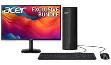 Image of Acer Aspire XC-840 Desktop PC 24" Monitor Intel Celeron N4505 8GB RAM 256GB SSD