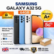 Image of Samsung Galaxy A32 5G 64GB Unlocked Android Smartphone All Colours Pristine A+