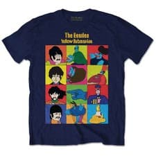 Image of The Beatles Yellow Submarine Characters T Shirt