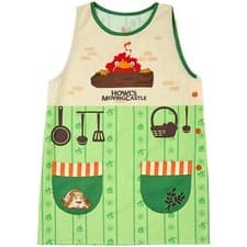 Image of Howl's Moving Castle Kappogi Apron (in the castle) Calcifer Studio Ghibli New JP