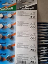 Image of 10 X AG13 Batteries LR44 A76 Alkaline Button Coin Cell Battery FREE POSTAGE
