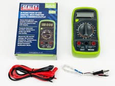 Image of Sealey Tools Digital Multimeter 8 Function With Thermocouple Hi-Vis - MM20HV