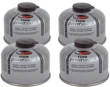 Image of 4 x 100g Canister Butane Propane Gas Cartridge Go System Camping Hiking Fishing