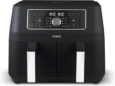 Image of Tower T17181AFR Vortx Dual Basket 8L Air Fryer with Digital Touch Display -BLACK