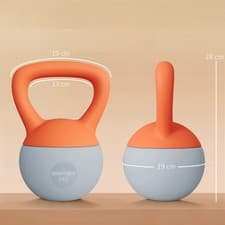 Image of SPORTNOW Soft Kettlebell, 6kg Kettle Bell with Non-Slip Handle for Home Gym Weig