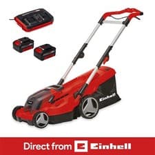 Image of Einhell Cordless Lawnmower 37cm 36V With 2x Batteries PXC 45L GE-CM 36/37 Li