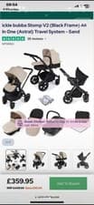 Image of Bubba Stomp V2 Black Frame 3-in-1 Travel System – Sand