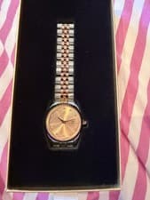 Image of Abbott Lyon Mini Two Tone Blush Link Belgravia 30 Watch