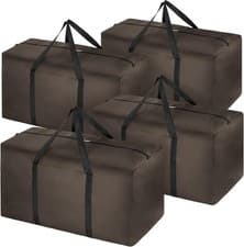 Image of 4 Pack 110L Extra Large Travel Duffle Bag, Foldable Waterproof 600D Oxford Cloth
