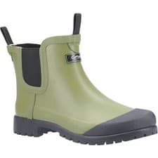 Image of Cotswold Blenheim Rubber Green Wellington Boots New