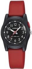 Image of Lorus Unisex's Analogue Watch with Red Silicone Strap R2381MX9
