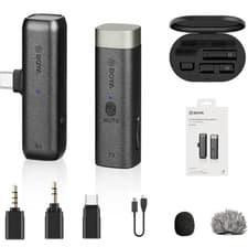 Image of BOYA BY-WM3U 2.4G Wireless Microphone Clip-on Video Recording BY-WM3U & Case
