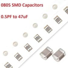 Image of 100PCS 6.3V TO 1KV 0805 SMD Capacitors Range ( 0.5PF to 47uF ) Ceramic MLCC