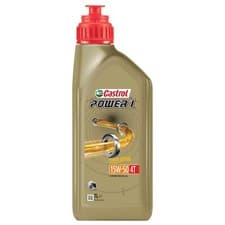 Image of CASTROL POWER 1 SAE 15W50 Engine Oil 4T 4 Stroke 1 Litre Motorcycle Motorbike 1L