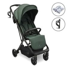 Image of My Babiie MBX7 Plus Auto-Fold Compact Stroller - Forest Green