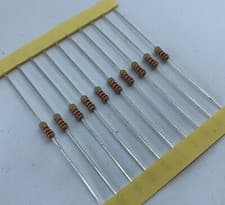 Image of 10 X 1/4W 0.25W Carbon Film Resistor ±5% Branded Stock Uk Seller Free P+P
