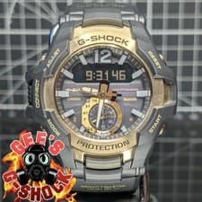 Image of Casio G-Shock Black x Gold GR-B100 GravityMaster Solar Bluetooth GR-B100GB-1A9