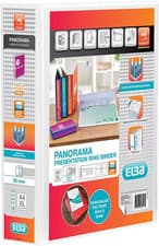 Image of Elba A4 4 D-Ring Binder, 50Mm Capacity, 70Mm Spine, Presentation Folder with Cus