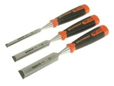 Image of Bahco 434 Bevel Edge Chisel Set, 3 Piece