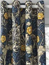 Image of JOHN LEWIS MTM W120 X D61cm Morris & Co. Seaweed Eyelet Curtains RRP £372