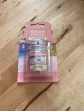 Image of Yankee Candle Car Jar Air Freshener - Pink Sands