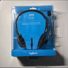 Image of Logitech H111 Stereo Headset Wired - BRAND NEW AND SEALED - FREE DELIVERY