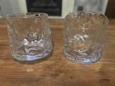 Image of Pair of rotating whiskey glasses