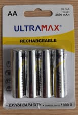 Image of Rechargeable AA AAA Batteries | High Capacity | AA 800/2500mAh | AAA 350/600mAh