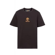 Image of Timberland TB0A6WWT Print Stack Centre Logo Half Sleeve T-Shirt