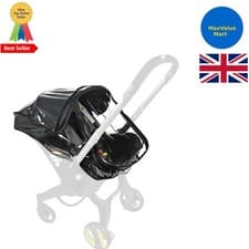 Image of Lightweight Doona Stroller Rain Cover - Wind & Waterproof with Ventilation Holes