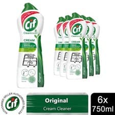 Image of Cif Cleanboost Cream Original Multipurpose Cleaner for Multi surfaces 750ml, 6pk