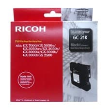 Image of Original Ricoh Gel Cartridge GC-21BK Black for Aficio GX 5050 7000 AG