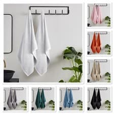 Image of Catherine Lansfield Quick Dry 100% Cotton 400GSM 2 x Bath Sheets 8 Colours