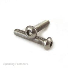 Image of Metric A2 Stainless Steel Allen Key Socket Button Head Machine Screws M2 To M6