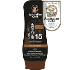 Image of Australian Gold SPF 15 Lotion with Bronzer 237ml