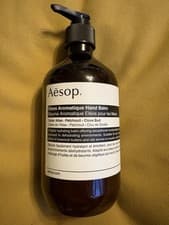 Image of Aesop Eleos Aromatique   Hand Balm 500ml Cedar Atlas Patchouli Clove Bud