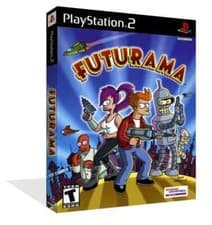 Image of Futurama PS2 Game Case Box Cover Work Only (No Game)