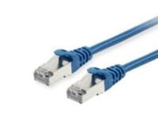 Image of Equip Patch Cable RJ45 Cat6A S/FTP (S-STP) PIMF 15.00 m Blue 15,00 Meter