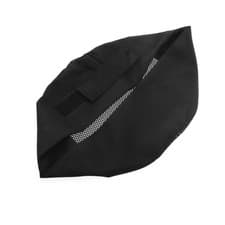 Image of Adjustable Mesh Chef Skull Cap in Black for Culinary Professionals