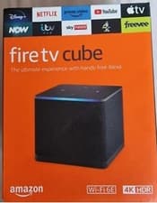 Image of AMAZON FIRE TV CUBE 3rd GEN 2022 Wi-Fi 6E - 4K ULTRA HD - *BRAND NEW SEALED BOX*